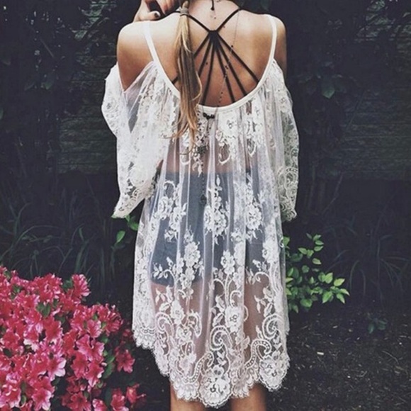 Other - Bohemian lace coverup